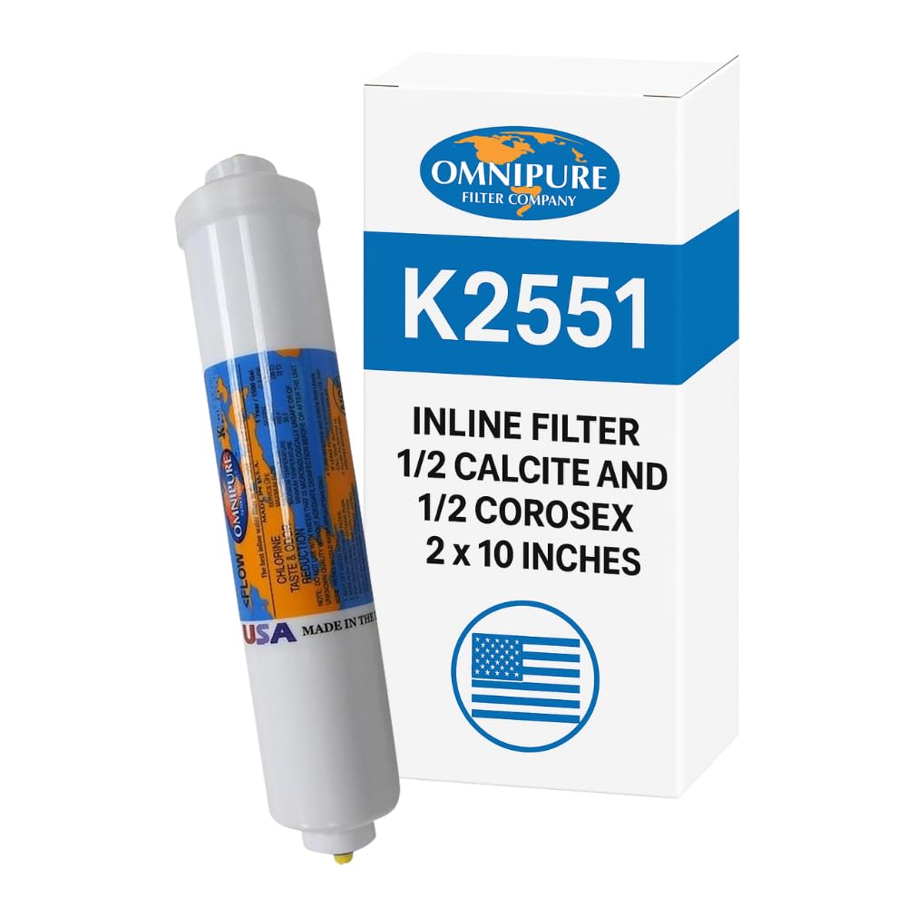 Amazon.com: Omnipure K2551 Inline Water Filter 2 x10 Inches with