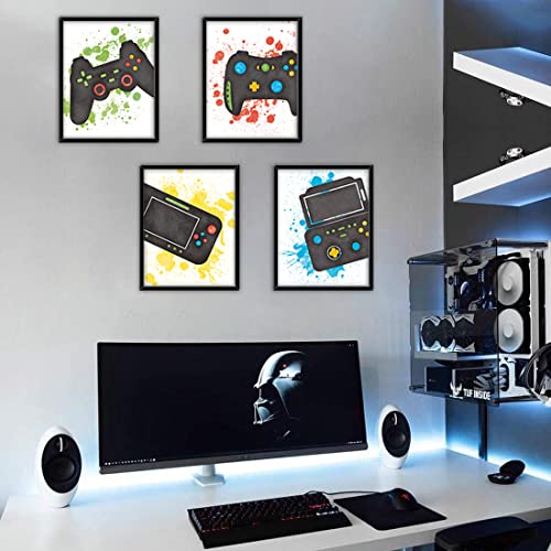 Gamer Posters,Jeu Vidéo Décoration pour Garçons Chambre, Affiche de Photos de Jeux Vidéo,Images des Joueurs de Jeu, Décoration D'affiche de Gaming de Chambre D'enfant Salle de Jeux,20×25 cm,Sans Cadre