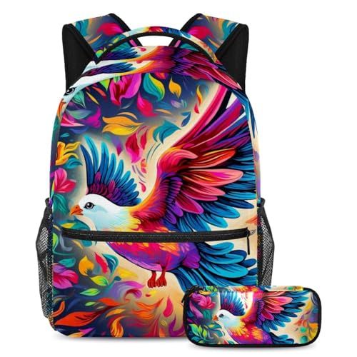 Cartables grande capacité avec trousse pour résoudre le manque de place des ados