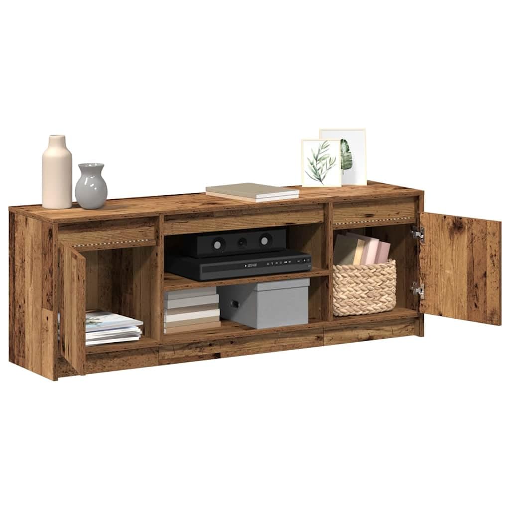 vidaXL Unità TV 139,5 x 34 x 50 cm Marrone Legno ingegnerizzato
