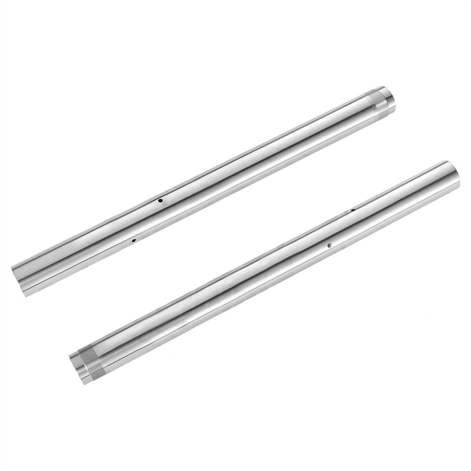 Woodey One Color Fork Tubes Front Inner Pipes Silver Pair For Kawasaki Zx-10R Zx10r 2008-2010 2009 44013-0105-18R 44013-0106-18R 43X555mm
