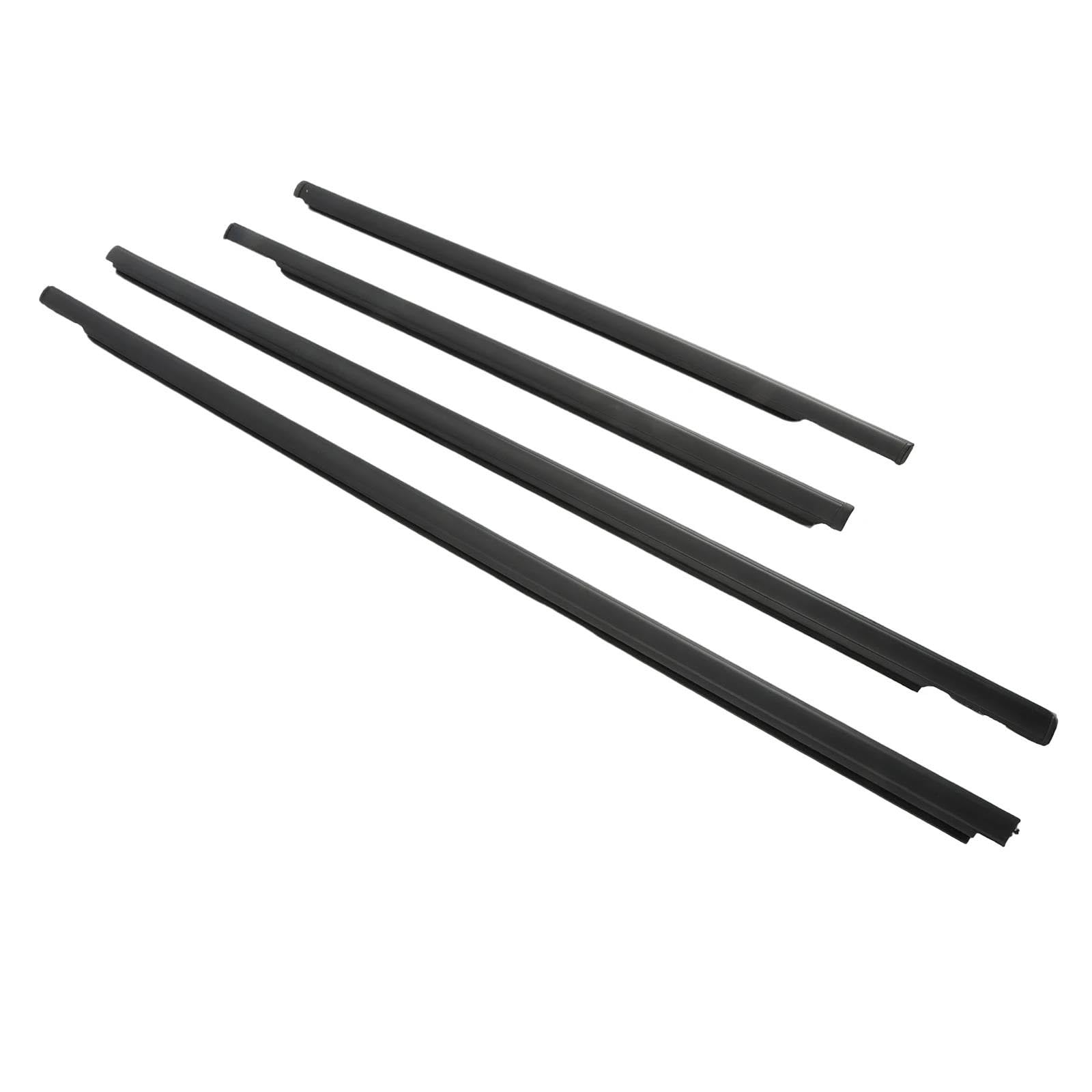 Car Window Weatherstrip Outer Door Windows Rubber for Nissan for Sentra 91-94 Hatchback Pressure Sealingstrip Rubber