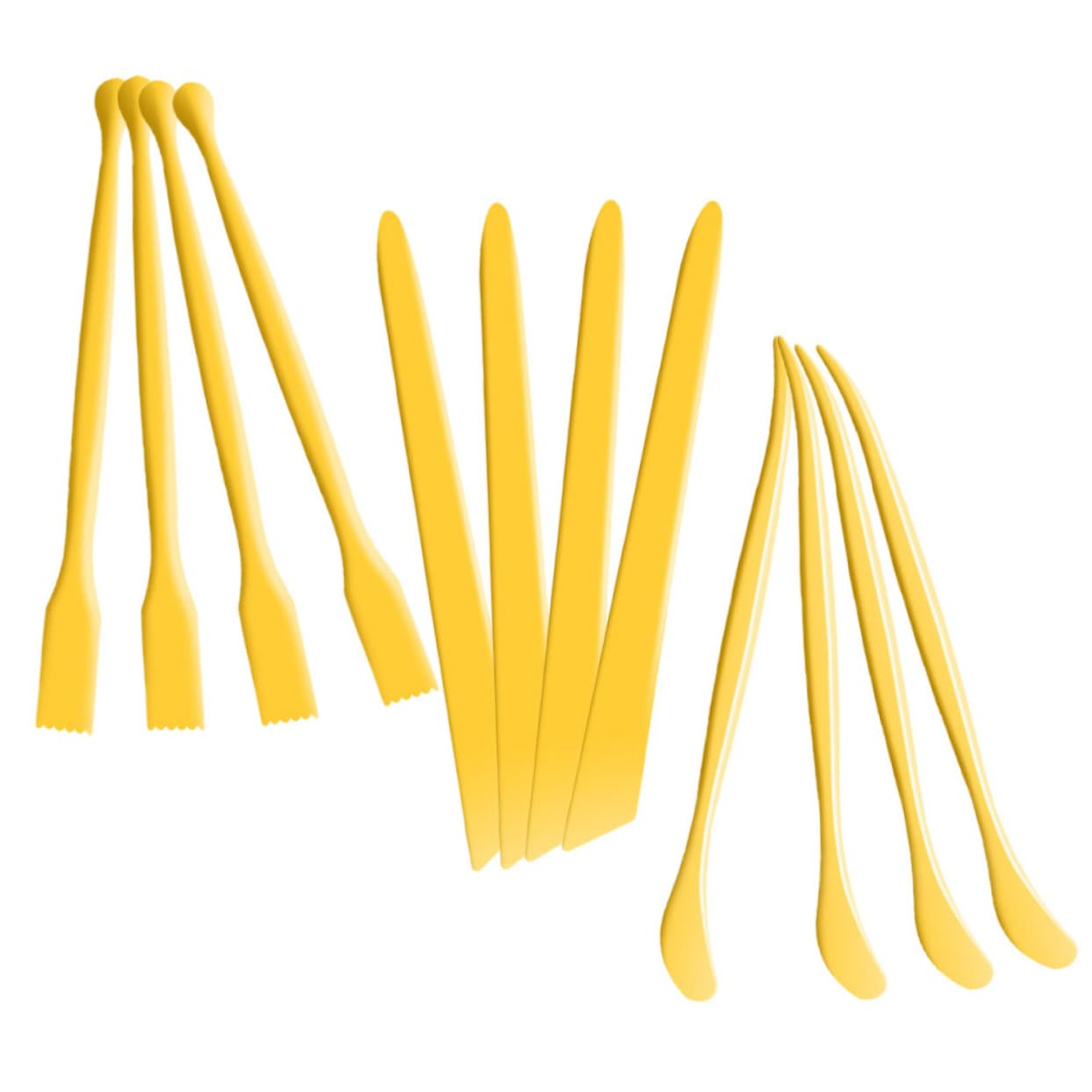 Homoyoyo 12pcs Clay Sculpture Tools Polymer Clay Carving Tools Pottery Sculpting Kit DIY Modeling