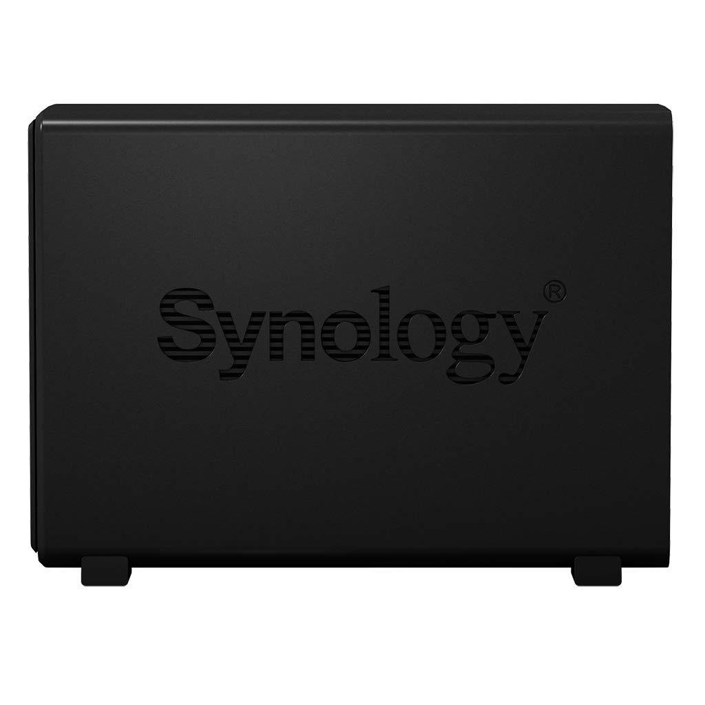 Synology DS118 NAS - Servidor de Almacenamiento Versátil, Potente y Compacto, Ethernet, Lector híbrido, Negro