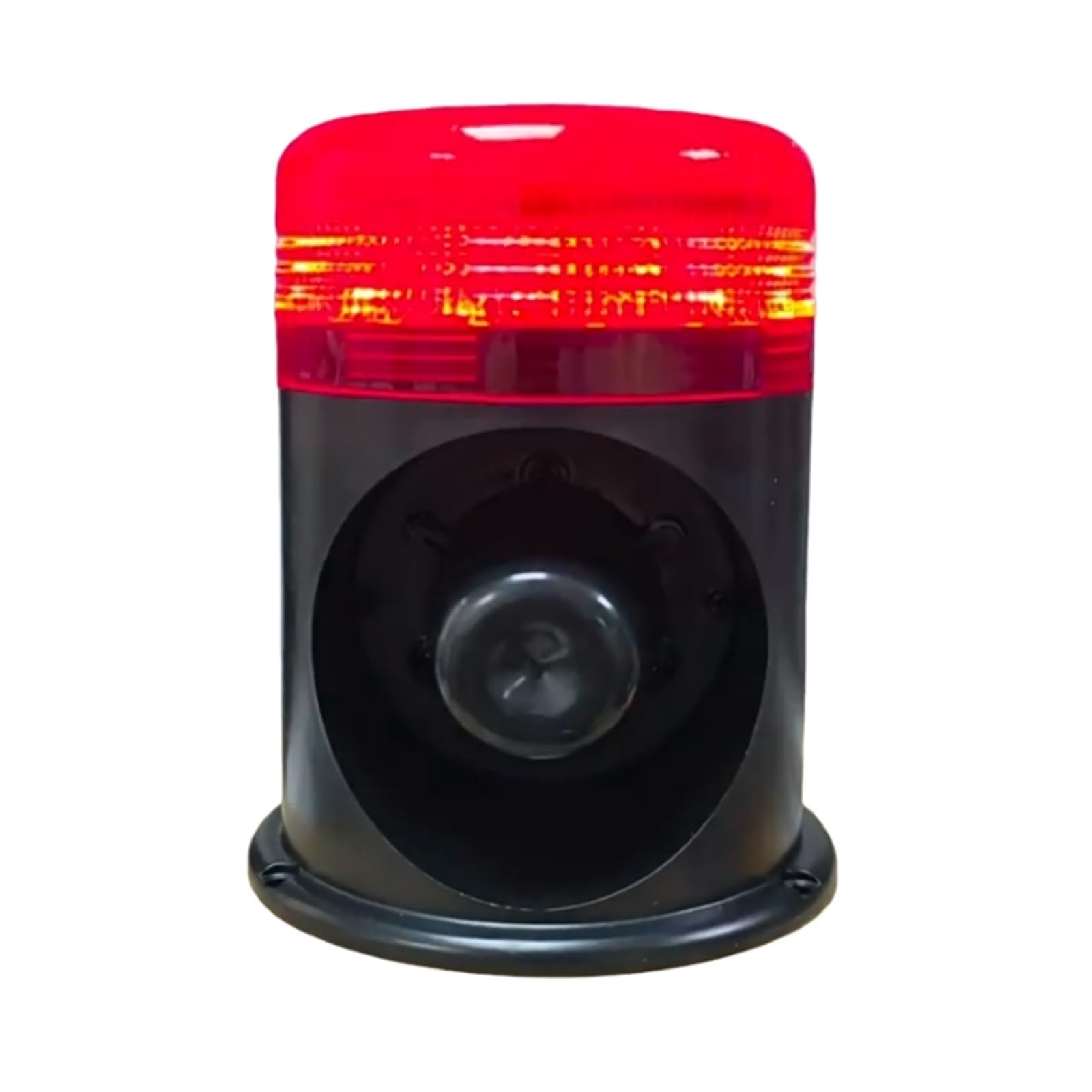 4 disparadores Alarma visual sonora Bocina personalizable con sonido de 25 W con luz estroboscópica Alarma de luz y sonido