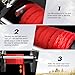ZESUPER Synthetic Winch Rope 3/8