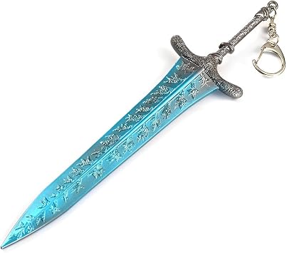 Dark Moon Greatsword Model Mini 8.3in/21cm Full Metal Gaming Gifts Collectibles Darkmoon Sword with Display Stand