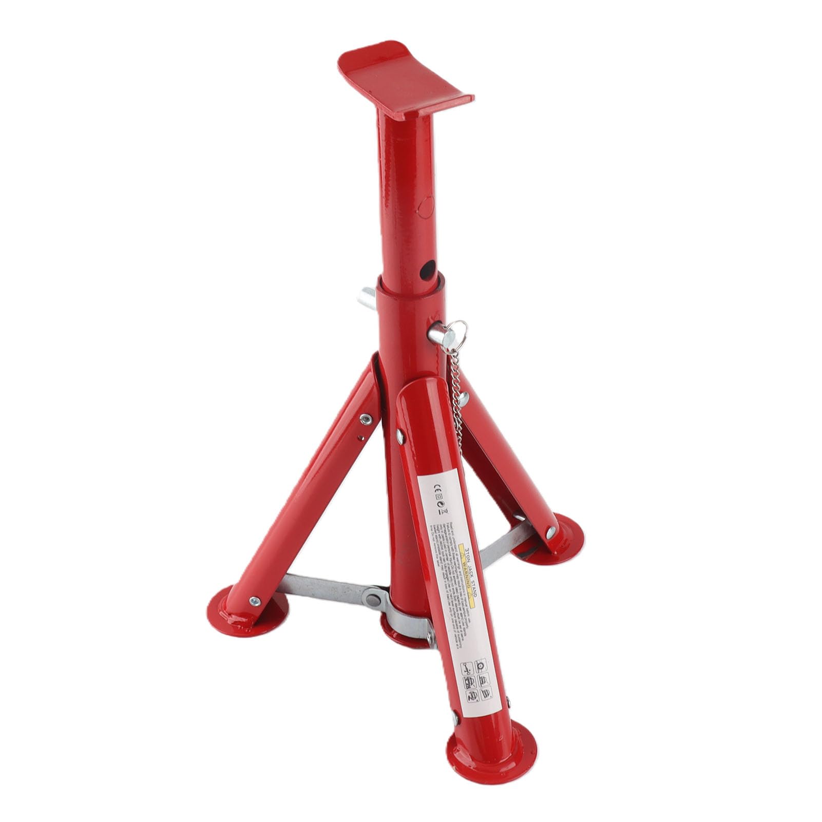 Tissting Cavalletto Porta Auto Regolabile 3 Ton 11.42-16.06in (29-41cm) - Cavalletto Pieghevole per Manutenzione Auto, SUV, ATV, UTV, Ideale per Officina Domestica e Meccanici