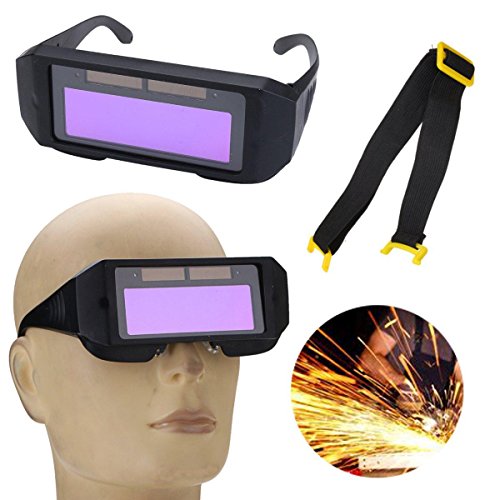 OKIl Solar Powered Auto Darkening Welding Mask Helmet Eyes Goggle Two-way Glasses