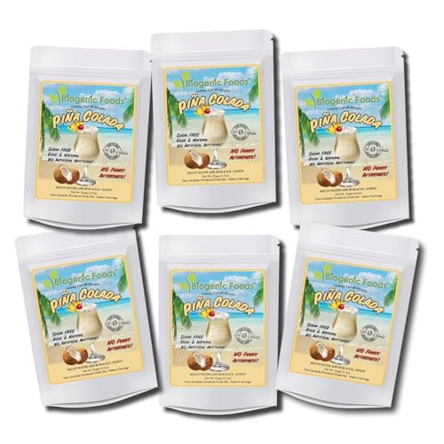 Skinny Cal-0-Mixers- Zero Calorie All Natural Pina Colada Cocktail Mix Powder - (2.7 Oz) pack of 6