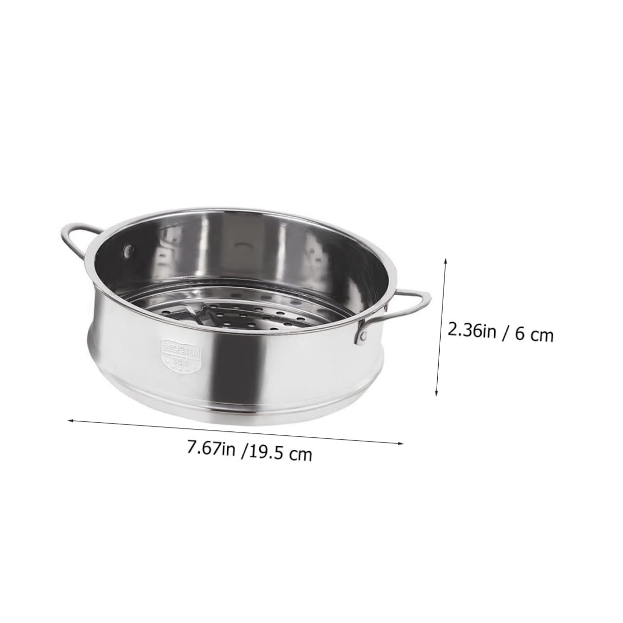 Cuiseur Vapeur Multifonction 26 Cm Acier Inoxydable - Panier Empilable Avec Poignées Ergonomiques - Idéal Maison, Restaurant, Hôtel