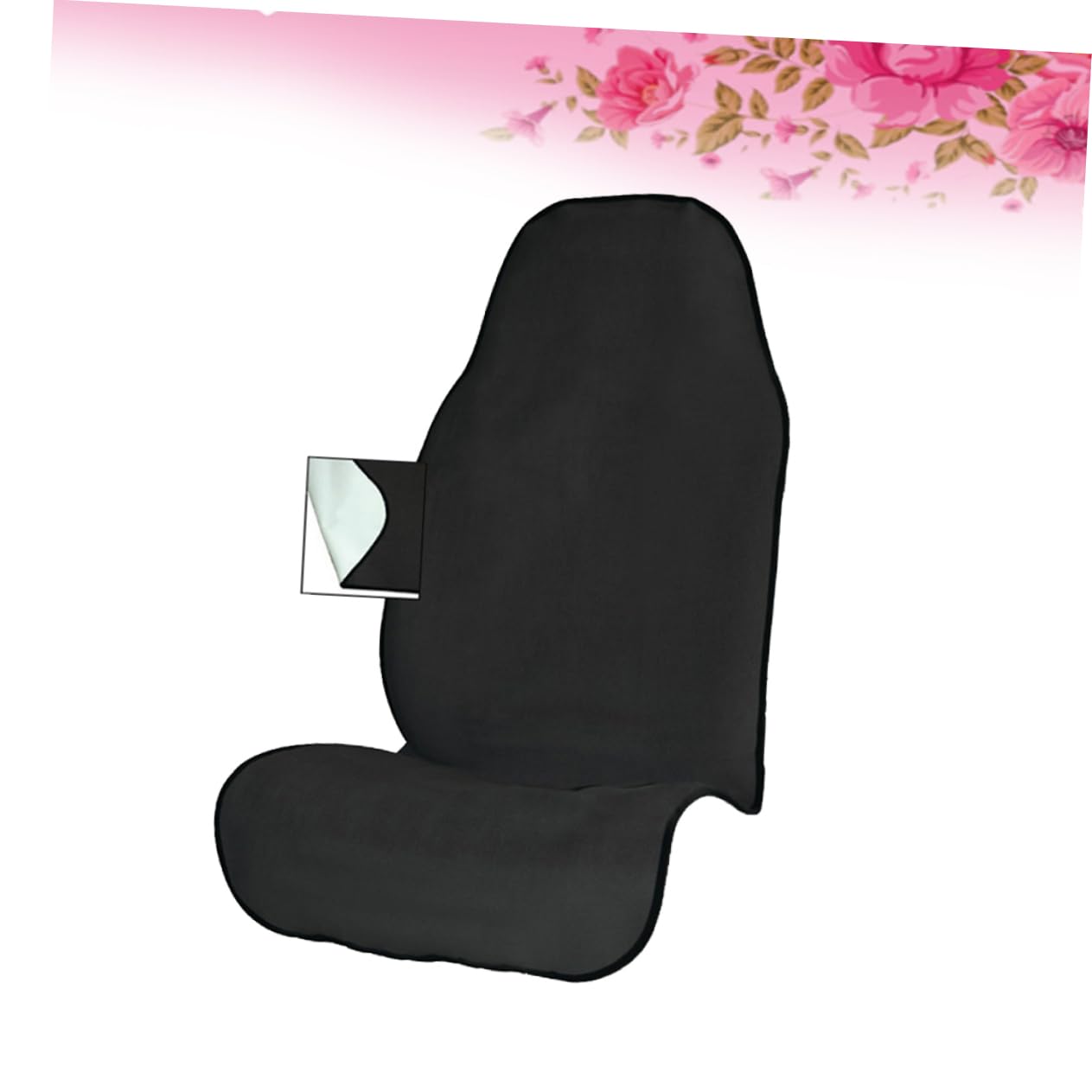 Kisangel 2pièces Housse De Siège Auto Étanche Antidérapante pour Animaux Protecteur pour Voitures Camionnettes Et SUV Noir