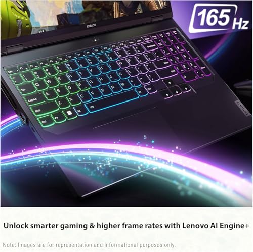 Image of Lenovo Legion 5i Gaming Laptop - 16 inch WQXGA 165Hz Display, Intel 24-Core i9-14900HX, NVIDIA RTX 4060, 64GB DDR5, 4TB SSD, RGB Backlit Keyboard, Win 11 Pro & MS Office Pro, with External CD /DVD Drive
