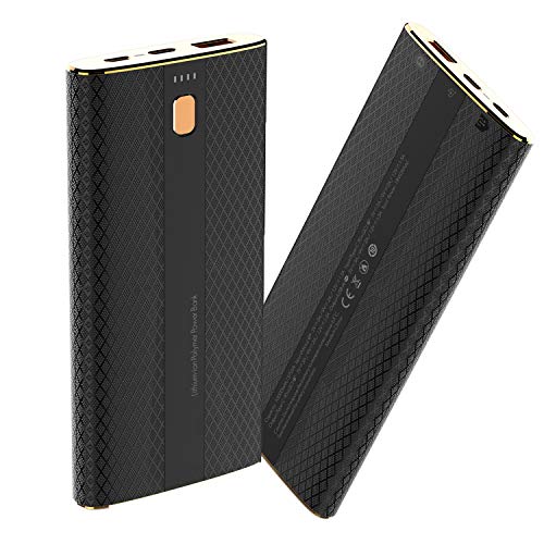 Therm La Mode PD Power Bank, 18 W USB Type C QC3.0, Chargeur Portable 10 000 mAh, Sorties PD et QC3.0, Charge Rapide Compatible avec iPhone, iPad, Samsung, Huawei, Hommes d'affaires
