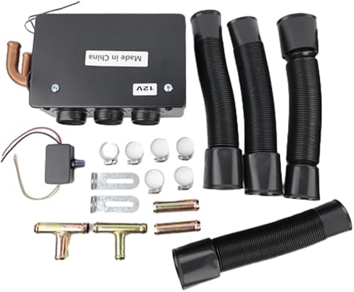 Calentador de coche de 12 V, 50 W, portátil, ventilador descongelador, 3 puertos, descongelador, descongelador, calentador de ventilador de coche,