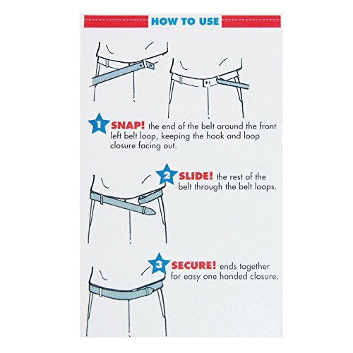 Rugged Nylon Easy Belt with Faux Buckle2