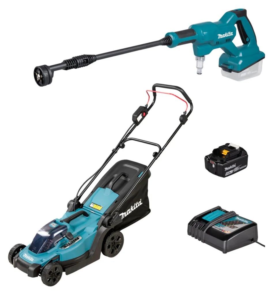 Zestaw 2 maszyn MAKITA DLX2583T DLM330Z i DHW180Z
