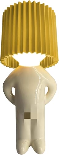 A Little Shy Man - Lámpara creativa, lámpara de mesa creativa de niño travieso, novedosa, divertida lámpara de noche de escritorio, decoración del