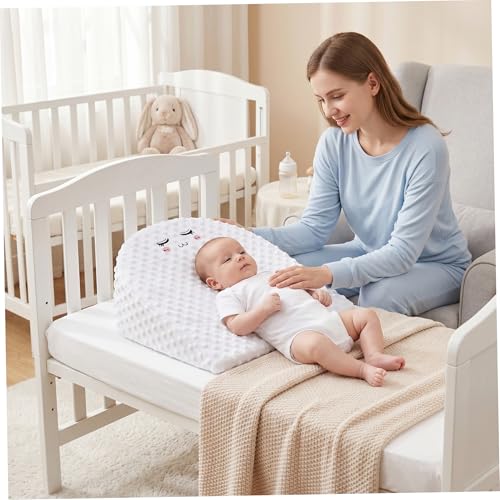 Oreiller confort bébé incliné : cale lavable pour sommeil et allaitement