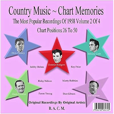 Country Music ~ Chart Memories: The Most Popular Recordings Of 1958 Vol. 2