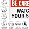SmartSign Be Careful - Watch Your Step Sign | 7 x 10 Aluminum