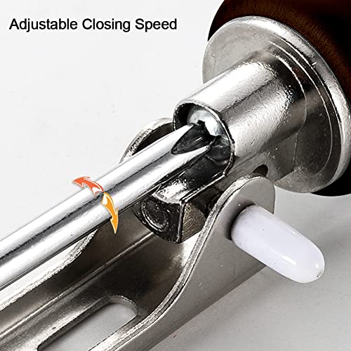 Allywasai DC-33-S Standard Duty Pneumatic Door Closer, Window Closer, Snap Plate Hold Open Feature & Smooth Closing Motion, Adjustable Closing Speed thumb #2