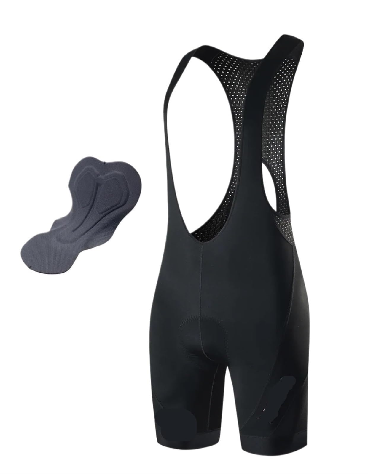 Pantaloncini Da Ciclismo Uomo Pantaloncini con bretelle da ciclismo per uomo, corti, estivi, per MTB, imbottiti, asciugatura rapida, ideali per 6 ore
