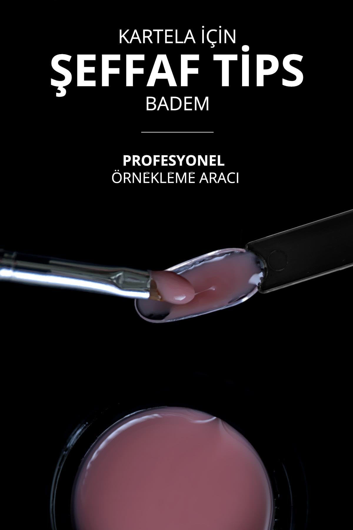 MOMO professional Tips Şeffaf Badem 50 li