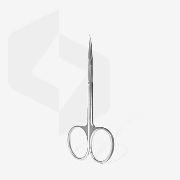 مقص بشرة Staleks Pro EXPERT 51 من النوع 3 بشفرات ذات طرف خطاف ومقص مانيكير احترافي مريح من الفولاذ المقاوم للصدأ