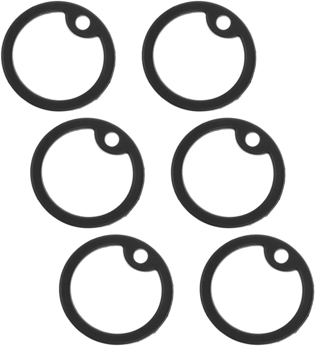 6pcs Dog Id Tag Silencers Silicone Mute Rings for PET Tags