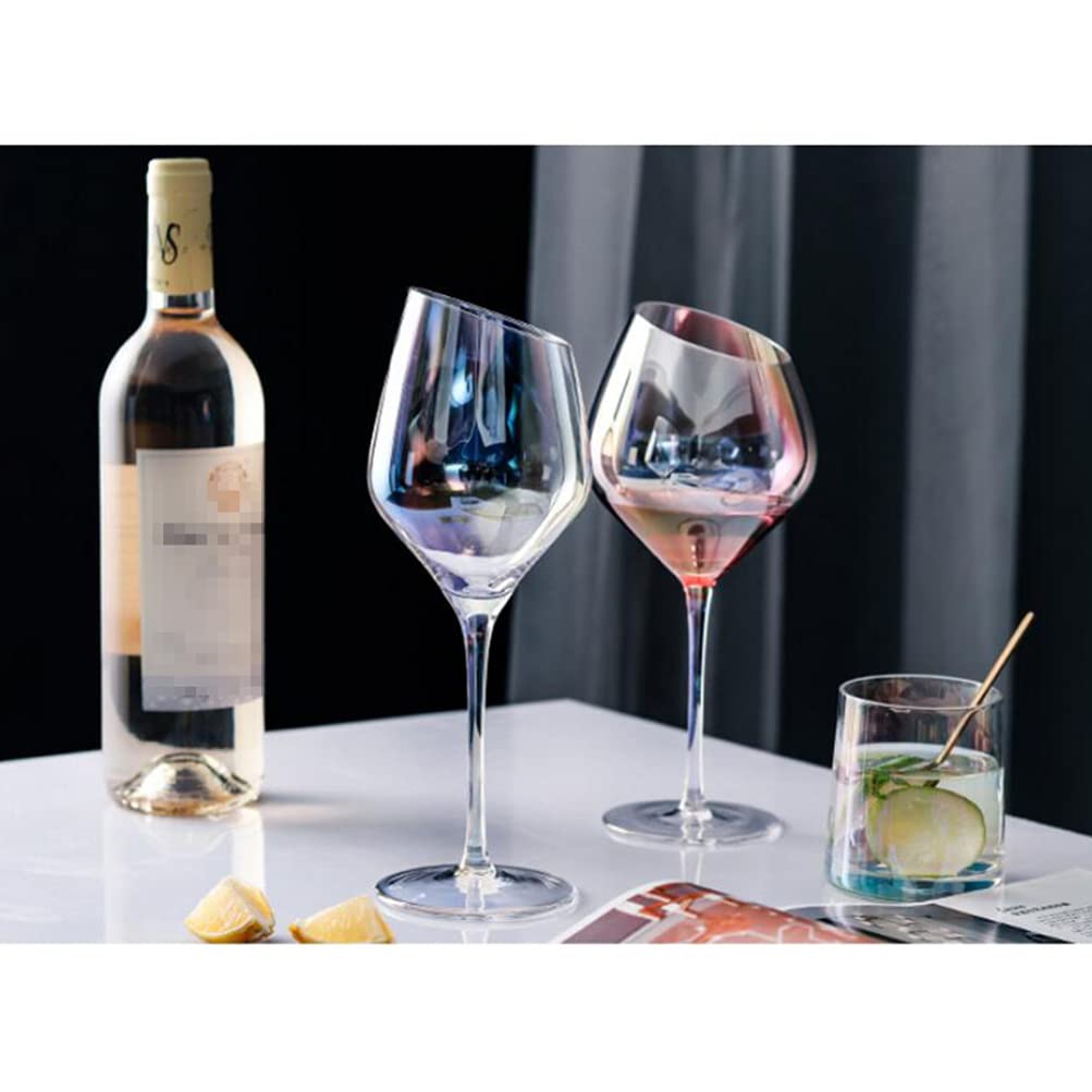 Regenbogen Glas Whisky Wein Glas Becher für Housewarming Hochzeit Geburtstag Feiern (Stil 2)