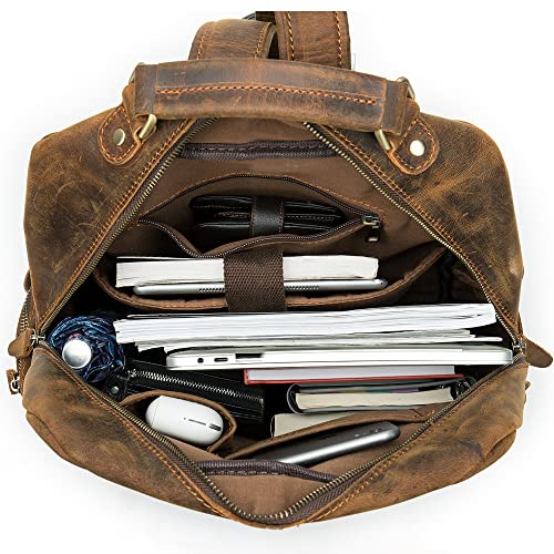 European and American Retro Backpack Men's Bag Backpack Large Capacity Travel Bag Original Bag4