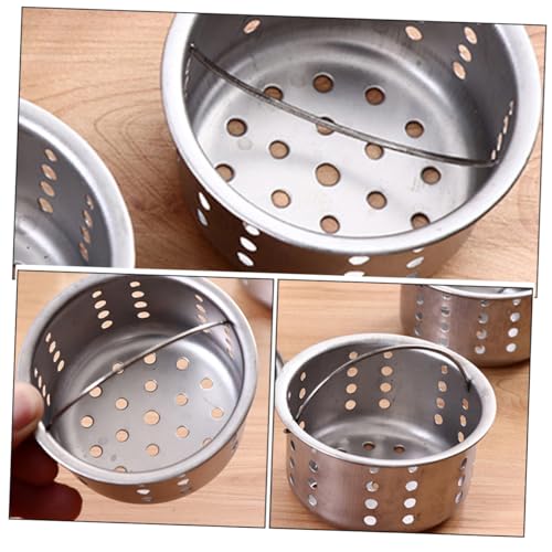 Coladores para fregadero cocina 6 piezas acero inoxidable miniatura 2