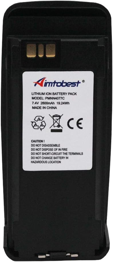 PMNN4066A PMNN4077C 2600mAh Li-ion Battery for Motorola XPR/DP radios