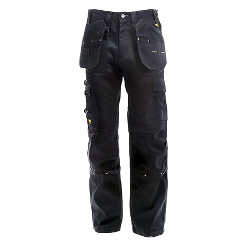 DEWALT Protradesman Men's Loose Fit, Holster Pocket, Cottonpoly Stretch Work Pants