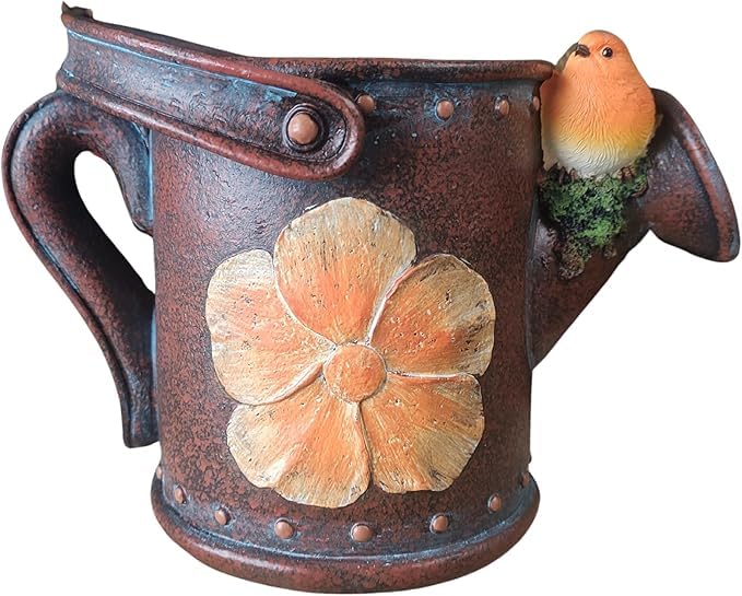 Pot de fleurs imprimé rouille haut de gamme pour intérieur ou extérieur