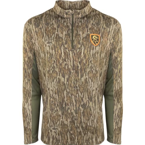 Drake Waterfowl Men's Performance 1/4 Zip with Agion Active XL Long Sleeve Hunting Pullover