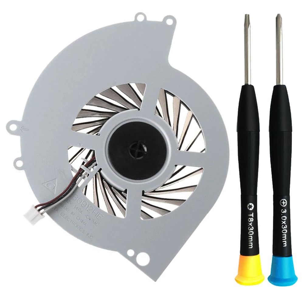 MMOBIEL Ventilador de refrigeración interna KSB0912HE-CK2MC Reemplazo para PlayStation PS4 CUH-12xx Incl. TR8 y (+) Destornilladores