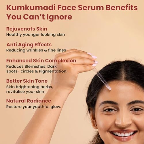 Image of Pureus Herbals Niauppama Kumkumadi Oil Face Serum for Glowing Skin | Kumkumadi Tailam with Saffron Oil, Manjishta & Mulethi | Beauty Elixir (30 ml)