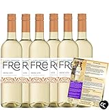 Sutter Home Fre Moscato Non-Alcoholic Wine Experience Bundle with Phone Grip, Seasonal Wine Pairings & Recipes, 750ML btls, 6-Pack