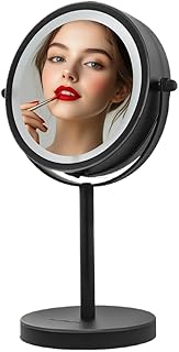 OVENTE Espejo de maquillaje iluminado de 6 pu...