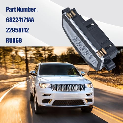 Image of AITKEN Front Heater Blower Motor Resistor for Dodge Challenger Charger Durango 2014-2023 Chrysler 300 Jeep Grand Cherokee 2014-2021 Replace #68224171AA