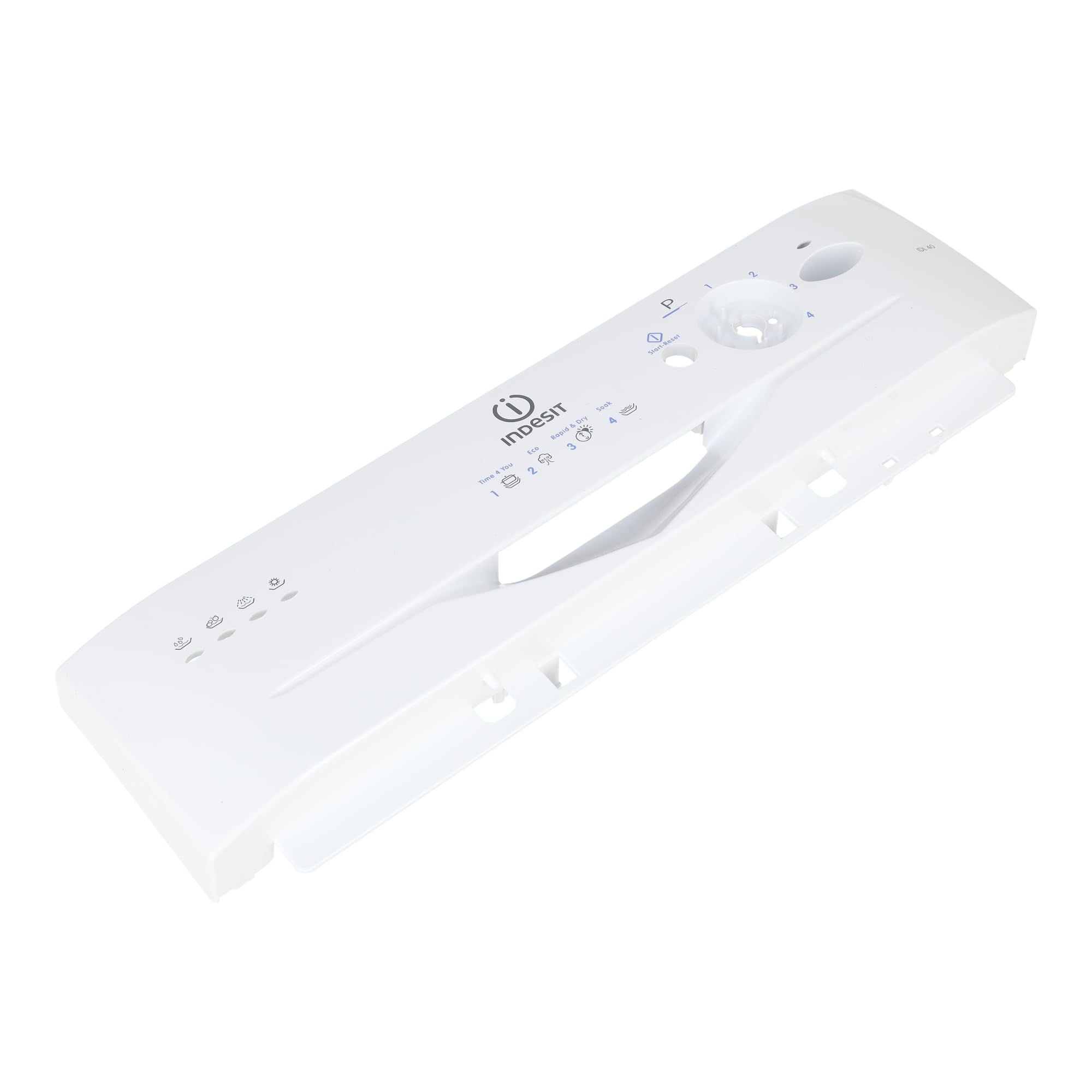 sparefixd Apto para Indesit IDL40UK.C - Kit de consola de panel de control frontal para lavavajillas