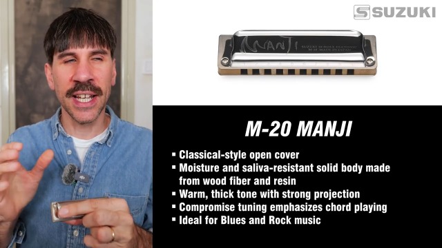 Amazon.com: Suzuki M20 Manji 10-Hole Harmonica : Everything Else