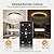 Lightania 13 Inch Flush Mount Ceiling Light with Remote Control & Night Light, 5CCT Dimmable Ceiling Light Fixture, 25W 2500LM 2700K-6500K Adjustable LED Ceiling Lights for Bedroom Kitchen Living Room