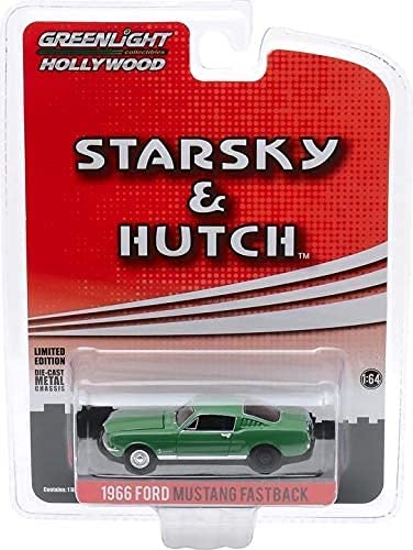 Greenlight Starsky y Hutch Mustang 1966 1:64 miniatura 2