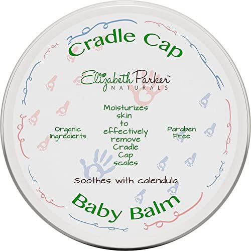 Organic Cradle Cap Treatment - Calendula Ointment Baby Rash Cream - Baby Eczema Cream, Calendula Cream, Baby Needs for Newborn, Calendula Oil, Manuka Honey, Lavender and Beeswax - Baby Skin Care (2oz)