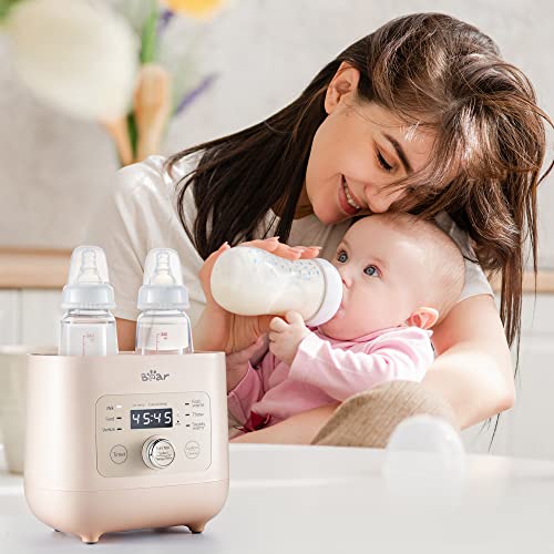 Bear Bottle Warmer, Baby Bottle Warmer For Breastmilk, Portable Bottle Warmer For Travel, Accurate Temperature And Time Control For Formula, Heater&Thaw Bpa-Free Milk Warmer #TOP5