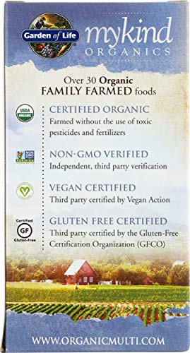 Garden of Life Mykind Organic Men's Once Daily Multi #TOP6