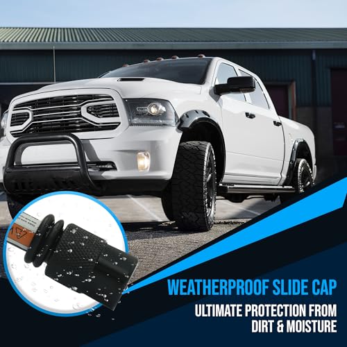 Image of 2 inch Trailer Hitch Pin Lock - 5 /8 inch Locking Receiver Hitch Pins for Class III IV Hitches | Weatherproof Anti-Theft Lockable Pin with Dust, Mud & Gunk Protection | Tow Truck, Boat, Bike
